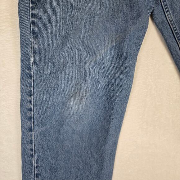 L.L. Bean Natural Fit Medium Wash Jeans Mens Straight Leg Denim 36x32 0701 - Picture 10 of 15